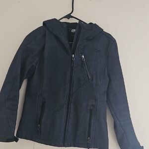 Dark Gray Hooded Jacket